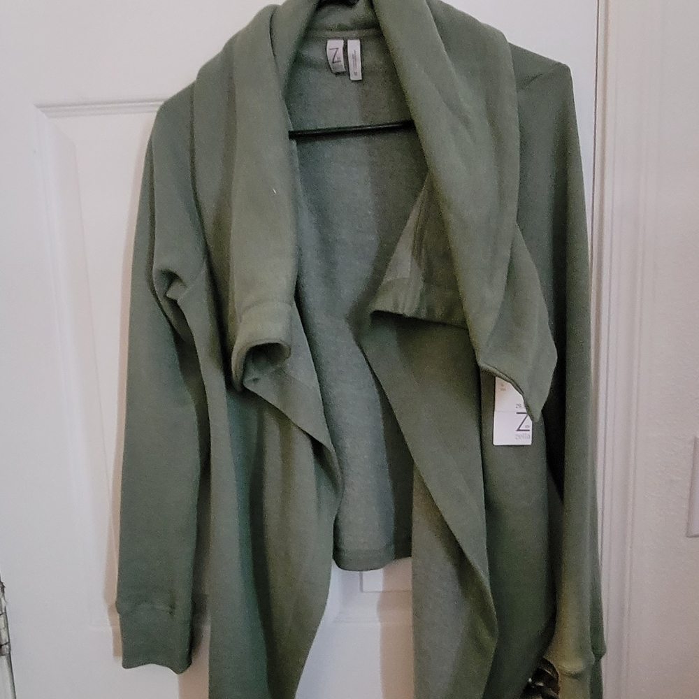 Zella Sage Green Women's Cardigan